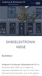 Mobile Screenshot of ak-skibselektronik.dk